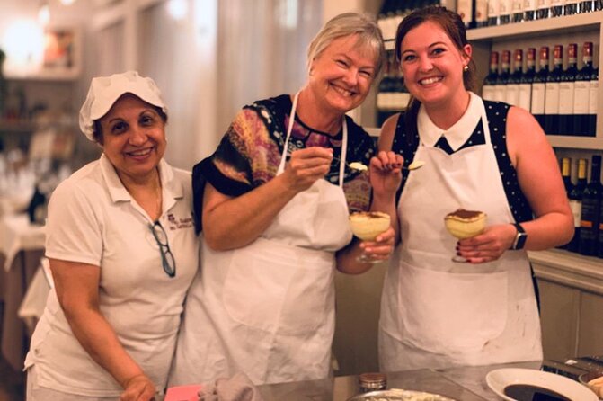 Rome Pasta & Tiramisu Making Class with Fine Wine - The wine service and social atmosphere