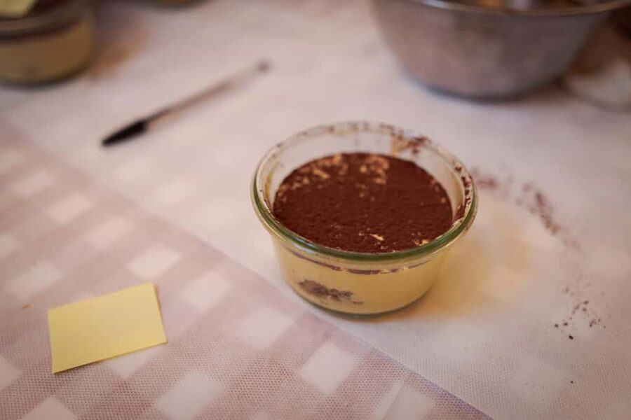 Rome: Pizza and Tiramisu Cooking Class in Piazza Navona - Making tiramisu from scratch