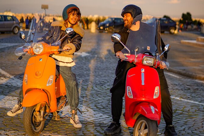Rome: Private Vespa Tour and Professional Photoshoot - Giardino degli Aranci and the first big view