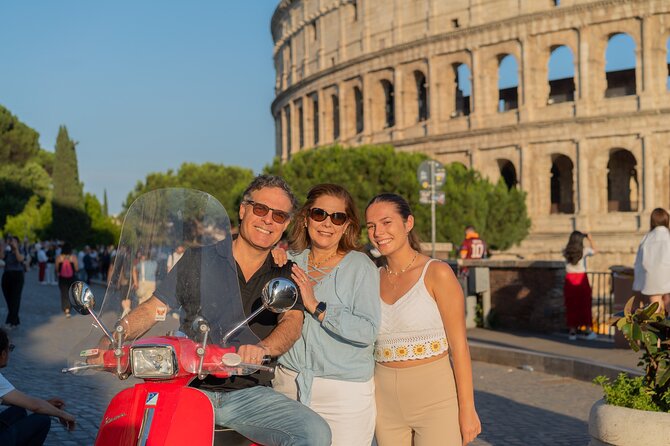 Rome: Private Vespa Tour and Professional Photoshoot - Tiramisu or gelato near the castle