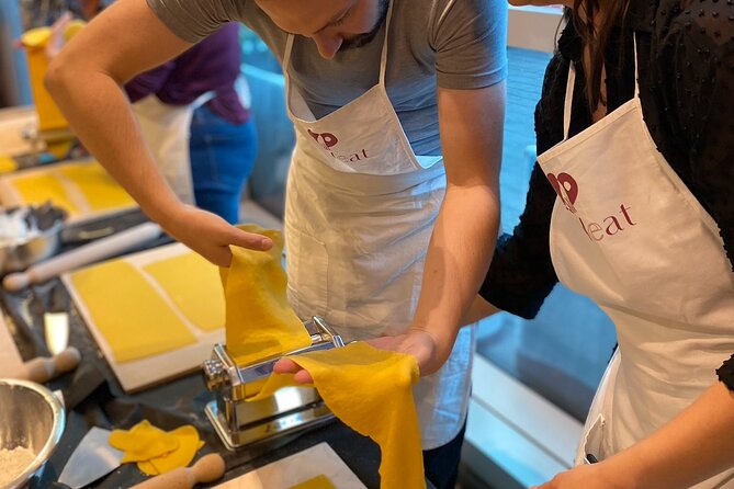 Rome Small Group Pasta Making Class with Wine and Italian Chef - Your workstation and the pasta lesson