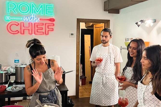 Rome Tipsy Cooking Class: Make Pasta and Mix 3 Spritz Cocktails - Location, timing, and what to plan around it