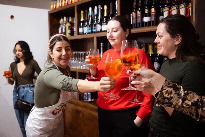 Rome Tipsy Cooking Class: Make Pasta and Mix 3 Spritz Cocktails - Starting with an Aperol spritz
