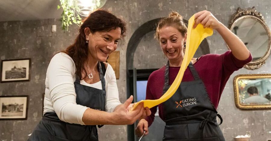 Rome: Trastevere Pasta Making Class - San Cosimato Market and the value of seeing food in context