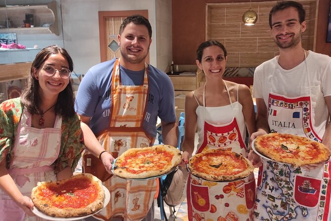 Semi-Private Pizza Making Experience in Naples with Drink - Choosing between margherita and marinara
