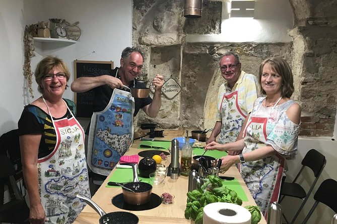 Sicilian Cooking Class : Homemade Pasta - Making pasta near Palermo Cathedral