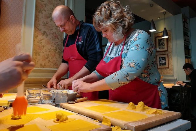 Small Group Cooking Class in Rome: Handmade Pasta - Making pasta in a Rome restaurant kitchen
