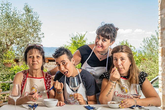 Small Group Pasta and Tiramisu at Local Home in Assisi - Making fresh pasta by hand
