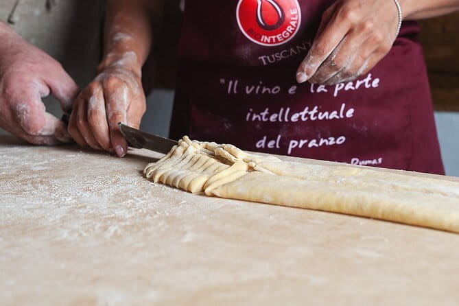 Small Group Pasta Making Class Wine Tasting in a Tuscan Castle - Eating the meal you helped prepare