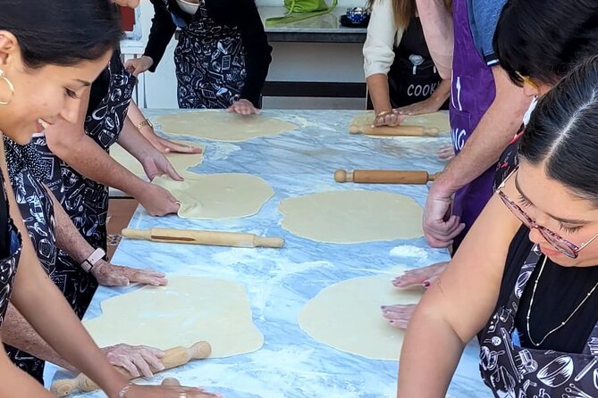 Sorrento Coast: 100% Hands-On Pizza & Pasta Cooking Experience - A castle kitchen with a Gulf view