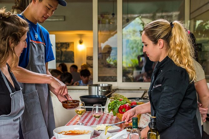Sorrento: Hands-On Pasta, Tiramisu & Limoncello Fun Class - Learning how limoncello is made