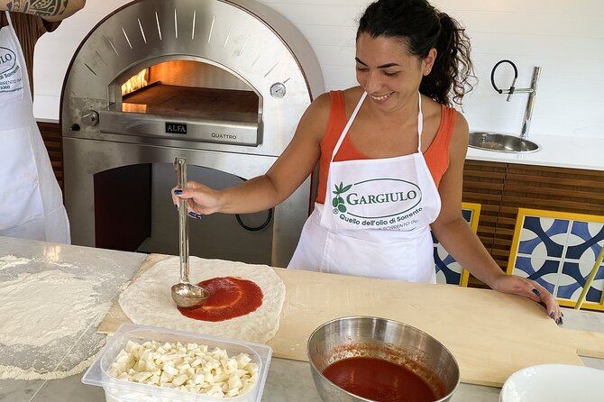Sorrento Pizza School Activity in Italy - Starting with olive oil and local products