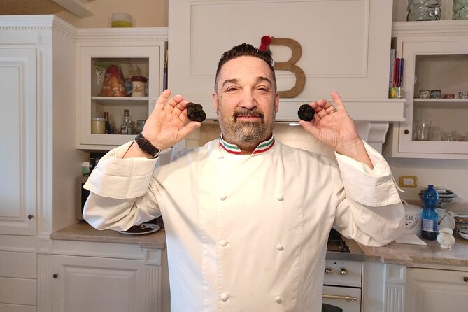 Spoleto Truffle Experience: Handmade Pasta with a Local Chef - Bruschetta and stracciatella bring the meal to the table
