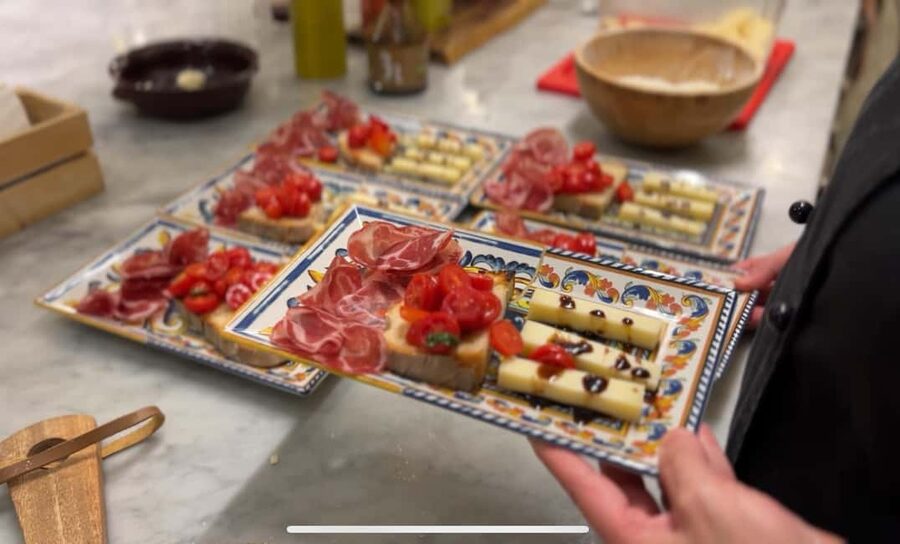 Super Fun Pasta and Gelato Cooking Class by the Vatican - Turning the lesson into dinner