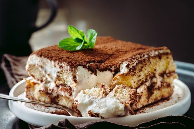 Tiramisu and Gelato Creation in Authentic Roman Dessert Workshop - Sitting down to eat what you prepared