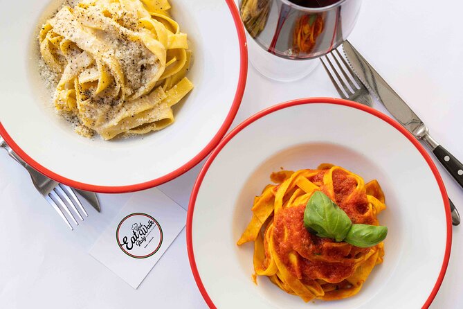 Top Class of Ravioli, Fettuccine and Tiramisu Workshop in Rome - Sitting down for the meal