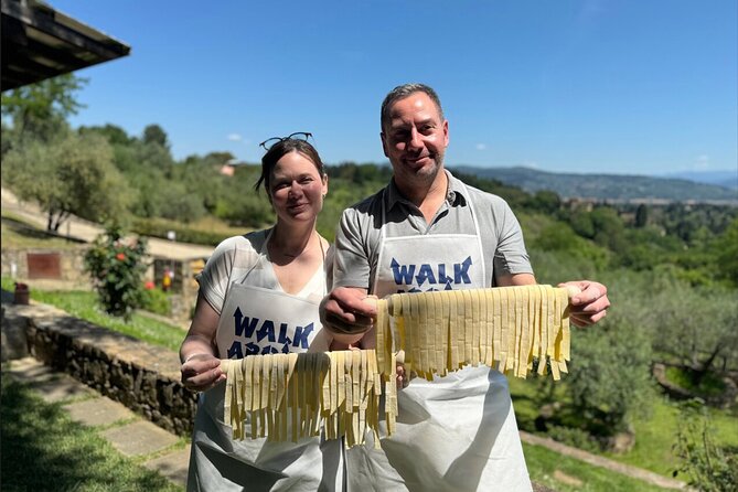 Tuscany Express Experience: Pasta Class & Wine Tour from Florence - Rolling dough at the Tuscan farmhouse