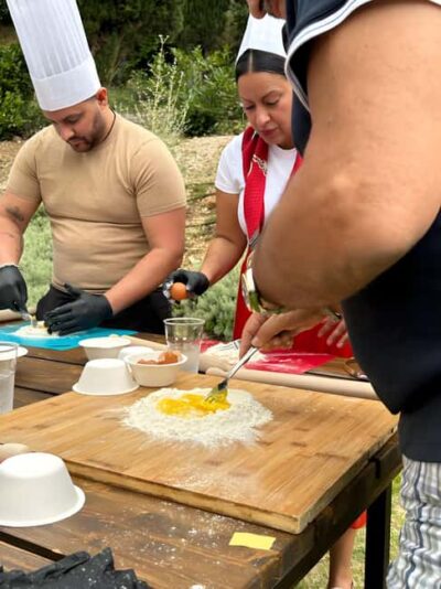 Valnerina/Pasta cooking class in a 12th century location