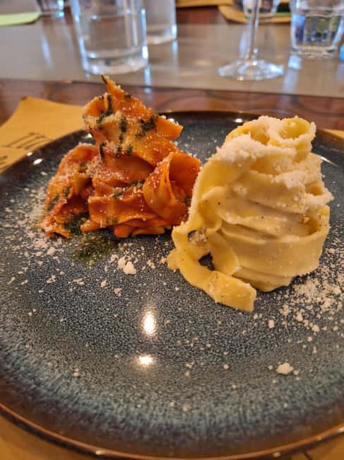 Vatican Pasta Class with wine and tiramisù - Rolling fresh tagliatelle and fettuccine