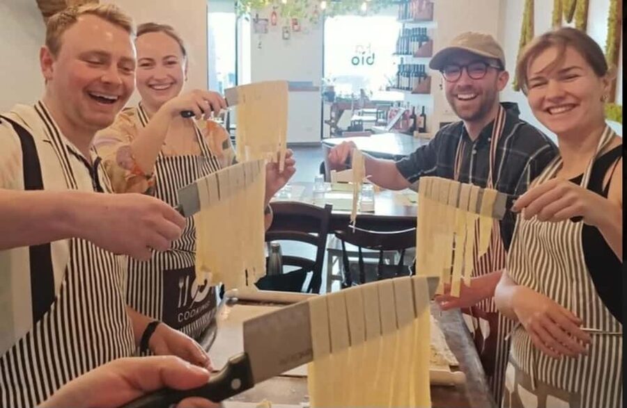 Vatican Pasta Class with wine and tiramisù - A relaxed teaching style, not a serious cooking exam