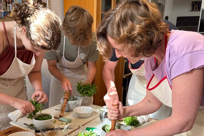 With Tiziana Cooking Class for Pesto , Gnocchi and Tiramisù - Tiziana and Roberto make this more than a recipe lesson